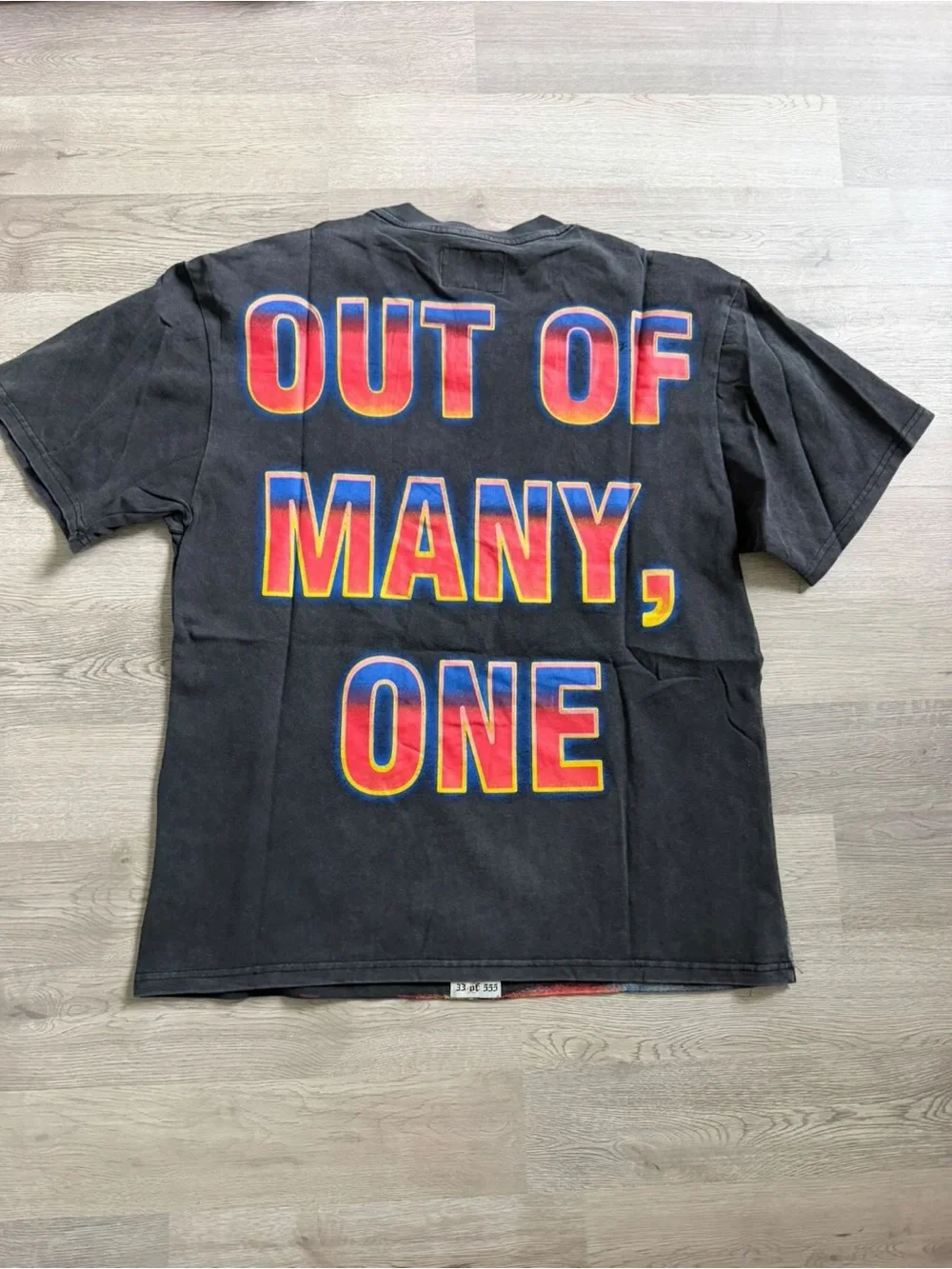 Godspeed Black Short Sleeve Graphic Tee with Sunset Print - Picture 2 of 2